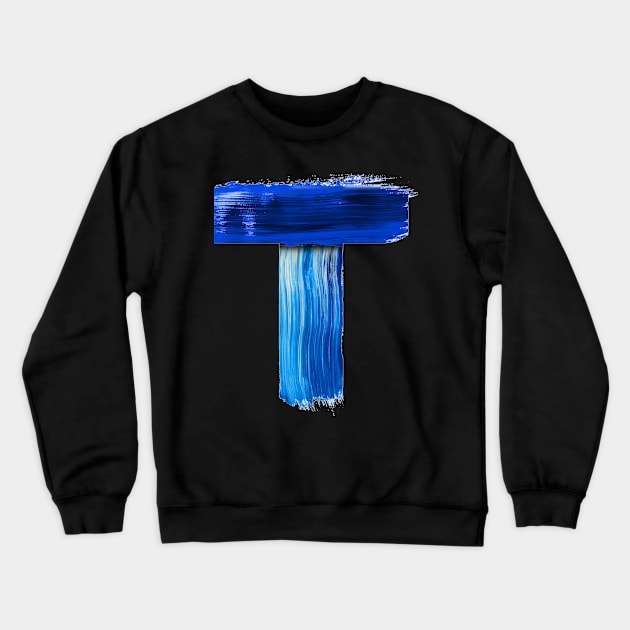 T Crewneck Sweatshirt by TeeTrendz